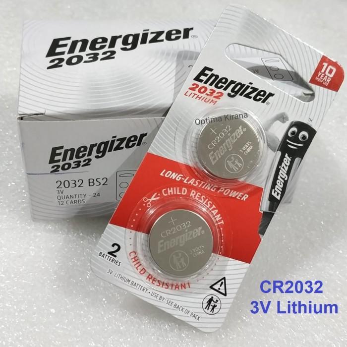 Baterai Energizer CR2032 / CR 2032 isi 2