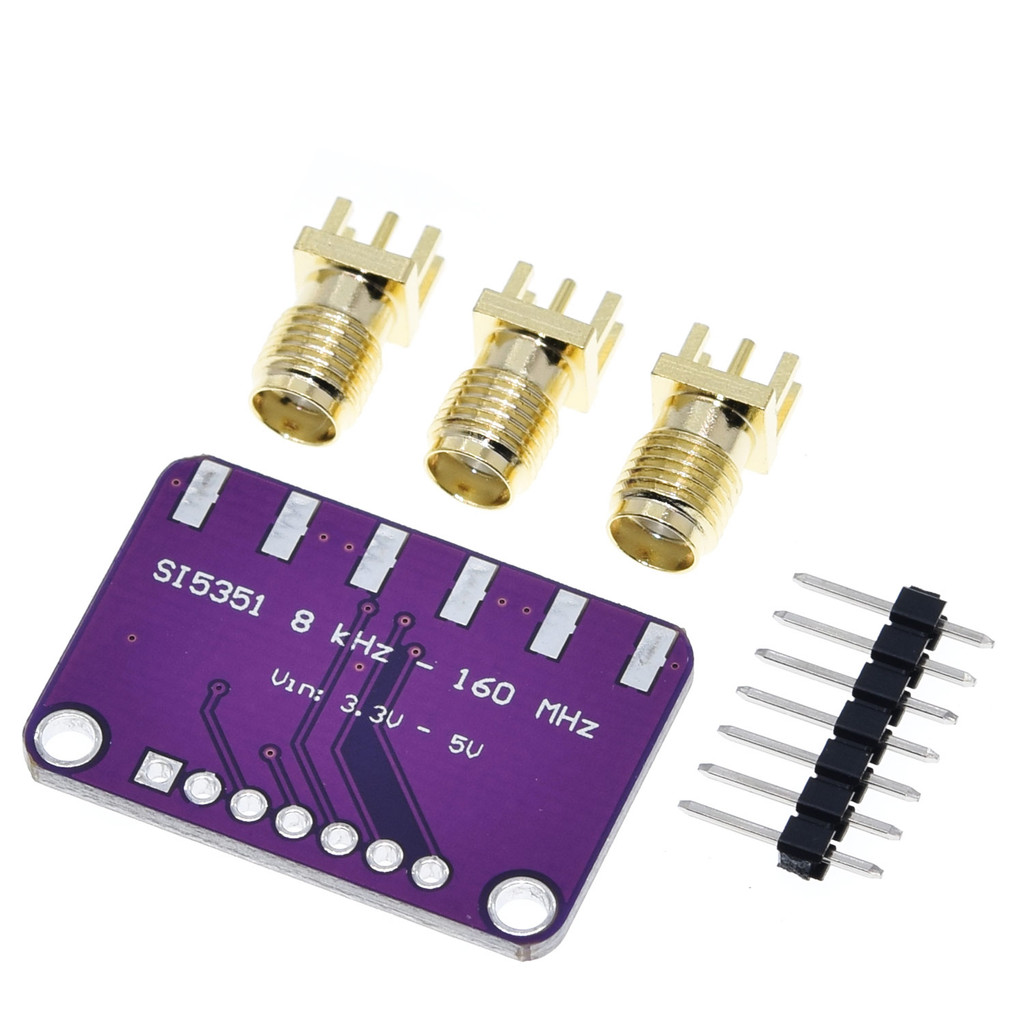TZT D 3V5V JMU5351 Si5351A Si5351 I2 lok Generator Breakout Board ule Signal Generator lok