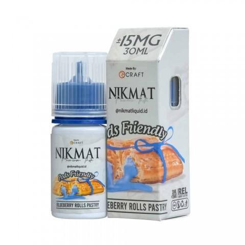 UA NIKMAT V2 BLUEBERRY ROLLS PASTRY 30ML 15MG BY RCRAFT