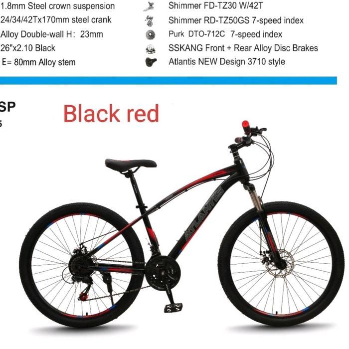 MTB 26 inch Atlantis 3x7 speed rem cakram type 735