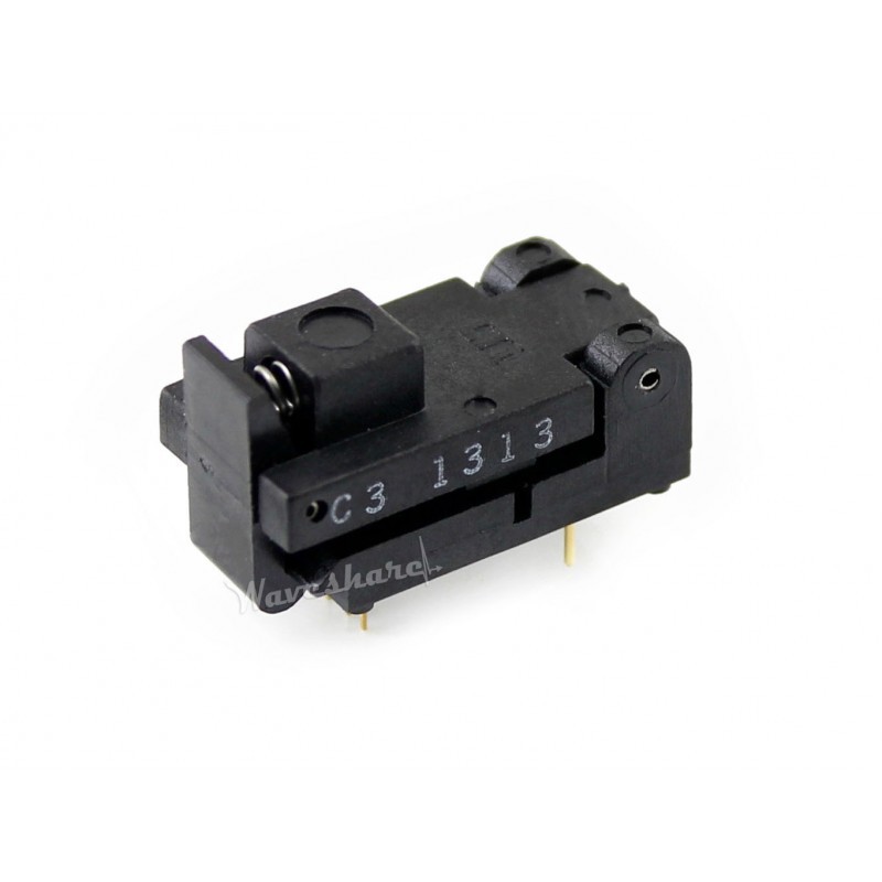 Socket Test & Burn-in IC SOT-89 3 Pin Pitch 1.42-1.57mm Lebar 4.4-4.6mm Tipe 499-P37-20 11578 WVSH