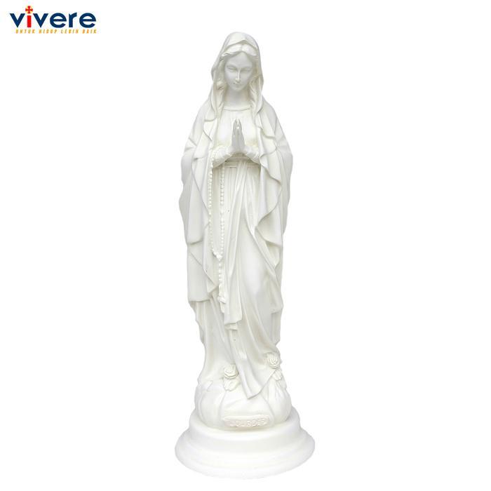 Patung Maria Lourdes 30 Cm Putih
