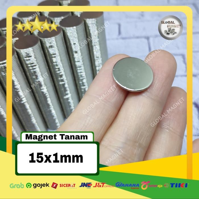 

New Magnet Neodymium/ Magnet tanam 15x1mm