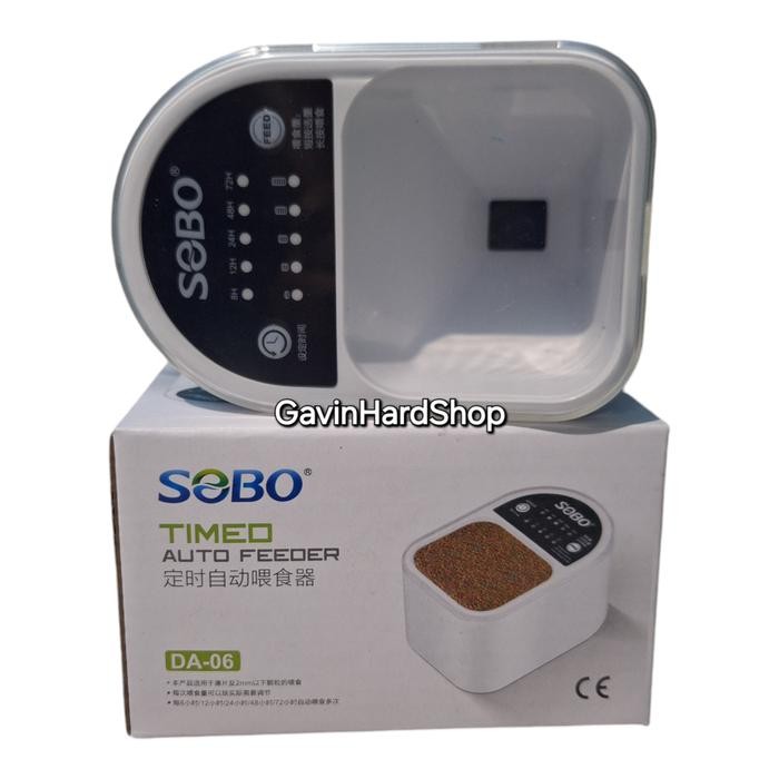 Mesin Pakan Ikan Otomatis Auto Feeder Food Timer Sobo Da-06