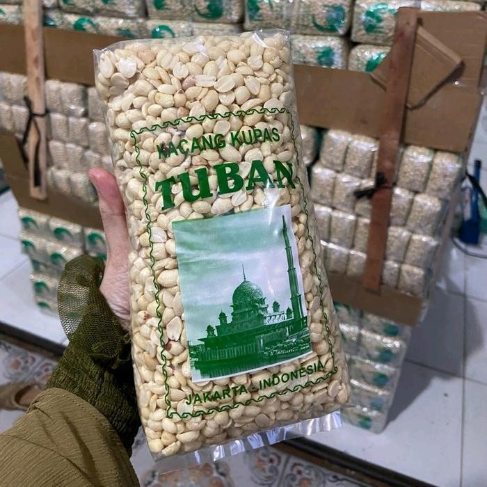 

New 1kg biji kecil harga grosir kacang kupas 1kg kacang kupas mentah kacang tanah kupas