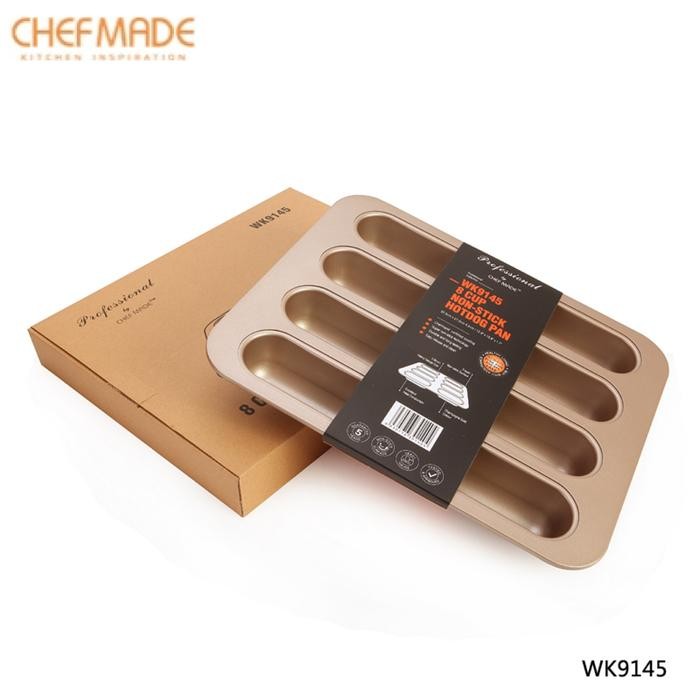 

ELtamart Chefmade 8 Cup Loyang Cetakan Roti Hotdog Anti Lengket WK9145