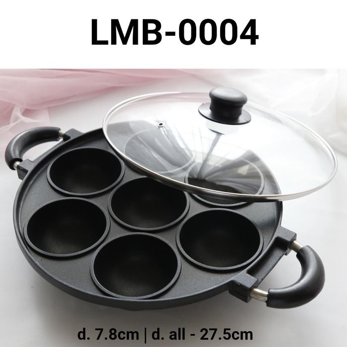 LBM-0004 Cetakan loyang happy call wajan teflon kue serabi cara bikang