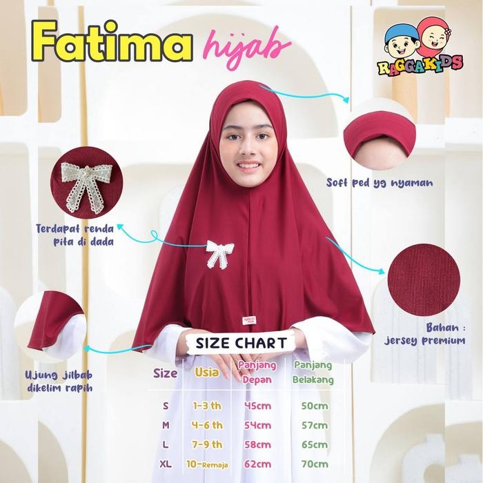 SALE Jilbab sekolah anak putih Jilbab sekolah anak pramuka coklat bergo