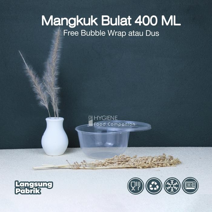Cup plastik 400 ml / Cup salad / Food container / Mangkok GROSIR