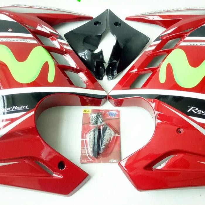 (Stok Terbatas) Half Fairing New Vixion Advance Sayap New Vixion Nlv Nva Tahun 2013-2017