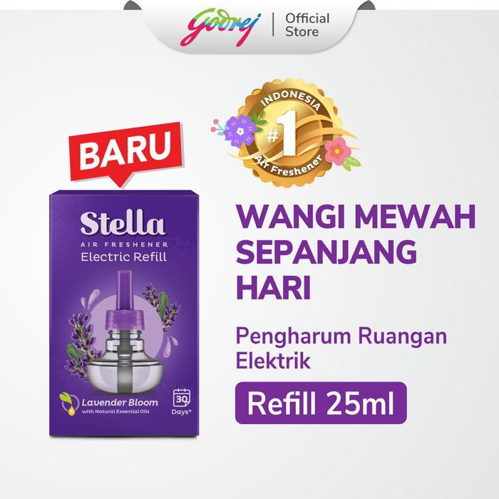 Stella Air Freshener Electric Refill Lavender Bloom - Pengharum Pewangi Ruangan Elektrik