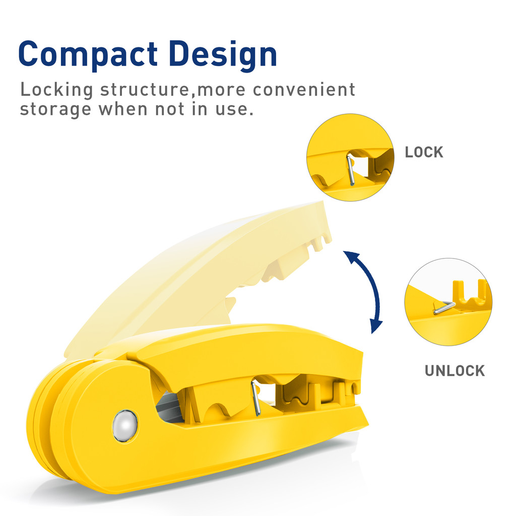 ZoeRax 4-in-1 RJ45 network cable tool with cutting, stripping, untangling, and straightening