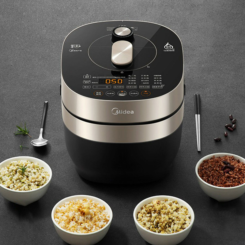 5L Household Pressure Cooker Low-fat Rice Cookers Electric Pressure Cooker Dual Steel Inner Pot Mult