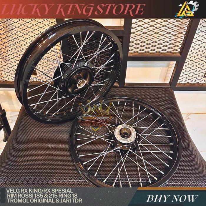 Velg rx king ring 18 lebar 185 dan 160 tromol original jari tdr