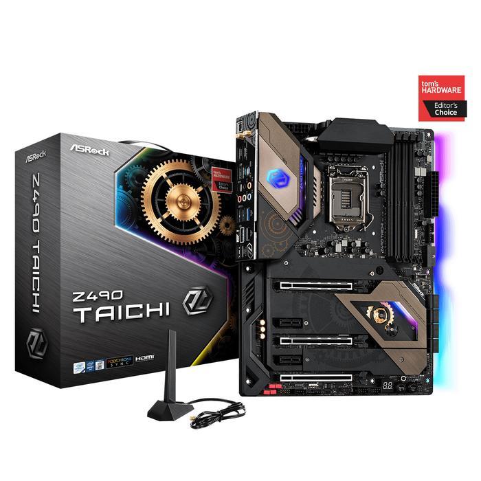 MOTHERBOARD INTEL ASROCK Z490 TAICHI (1200, Z490, DDR4) TERLARIS