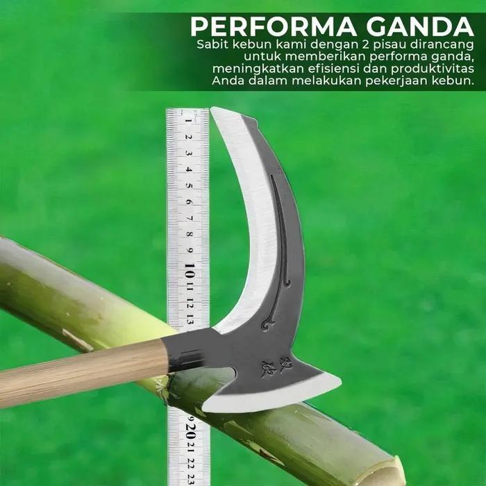 Sabit Pipa Baja Digunakan Untuk Memotong Rumput Dan Dahan Pohon, Cocok Untuk Memotong Rumput Di Luar