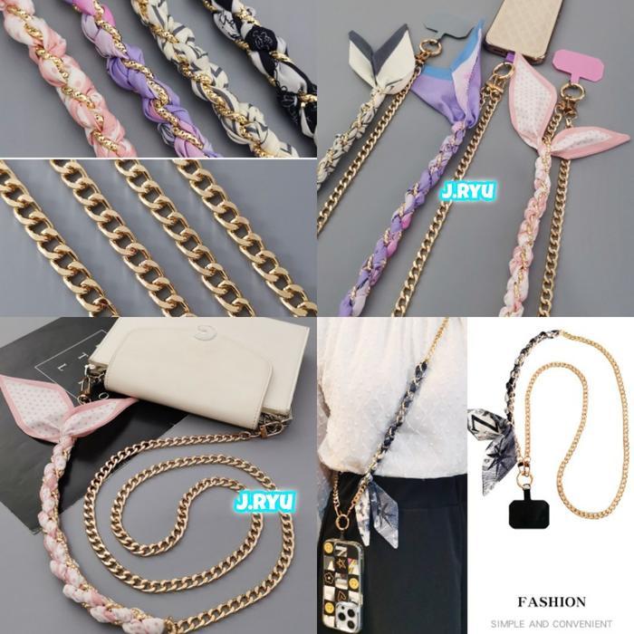 Jryu Premium Tali Gantungan Rantai Panjang Import Tali Gantungan Hp Tali Gantugan Tas
