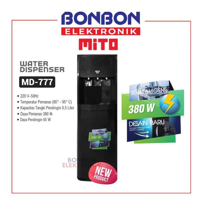 Mito Dispenser Galon Bawah Md-777 / Md 777 Gratisongkir