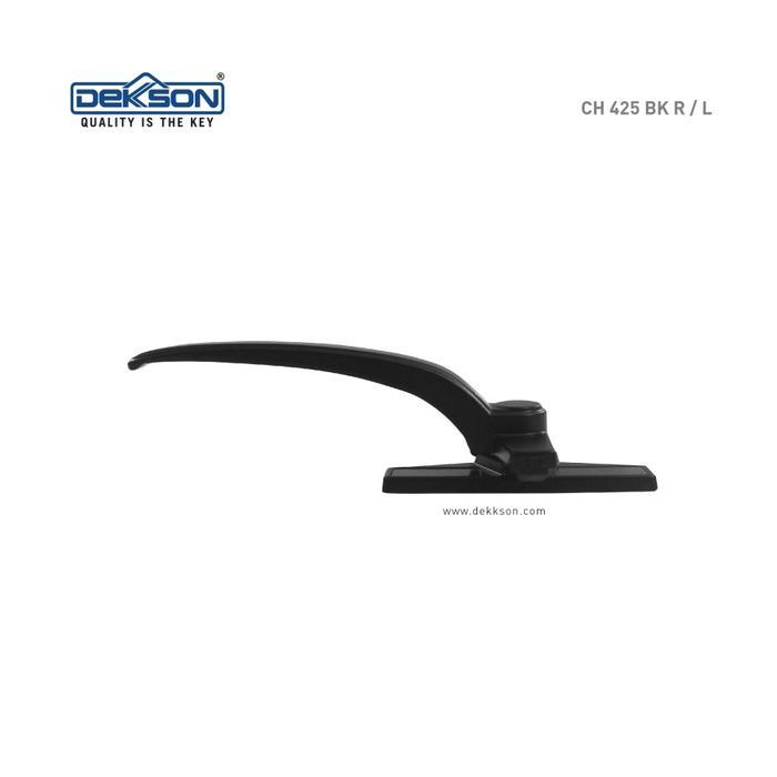 Rambuncis Jendela DEKKSON CH425 BK / Casement Handle Aluminium CH 425