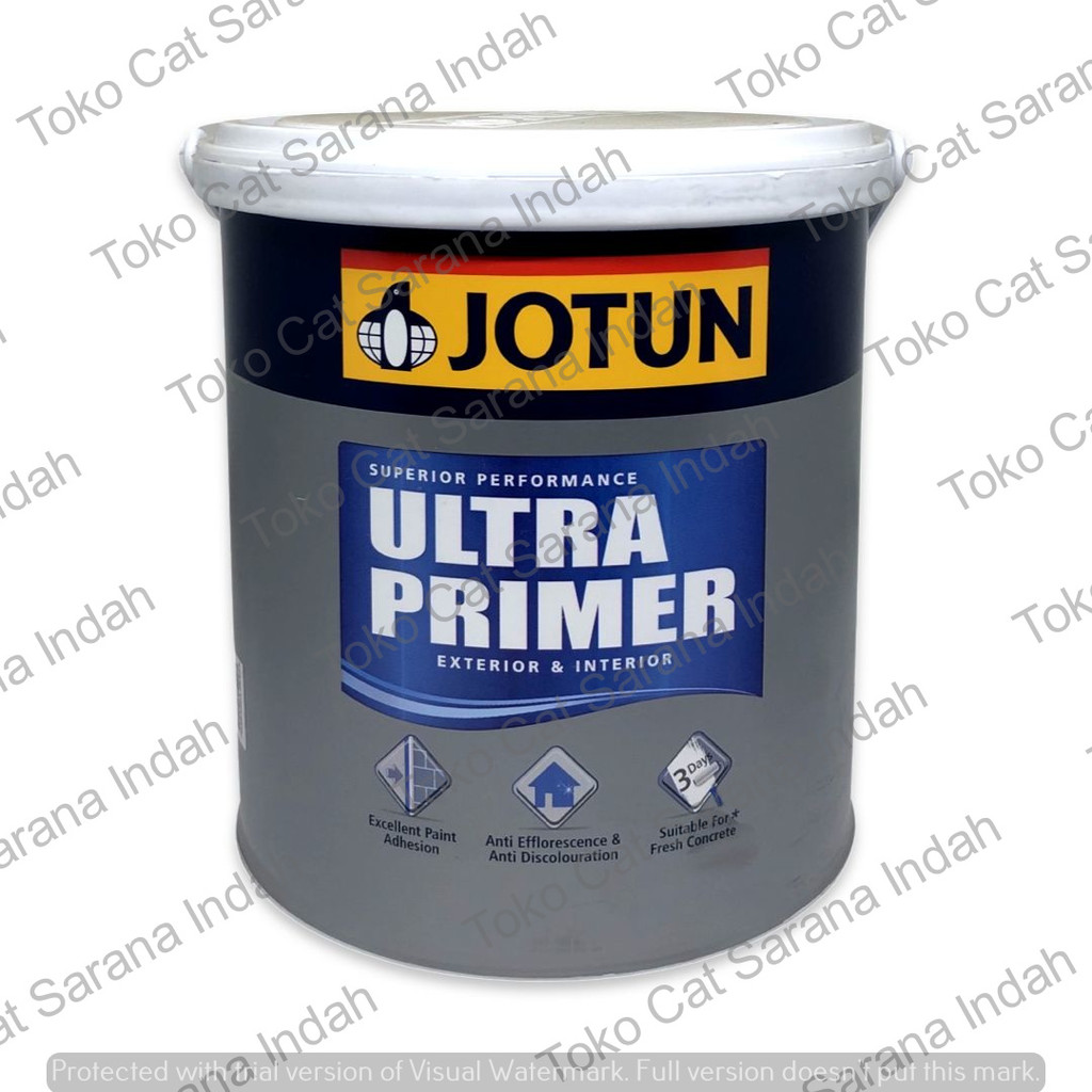 Ultra Primer - White 2.5L / 4KG Cat Dasar Eksterior & Interior Jotun Putih Cat Dasar Putih Jotun