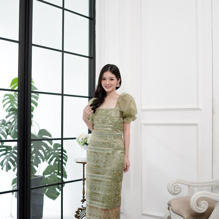 u5u1- Miss Nomi - Brigitta Dress Bodycon / Dress Brokat Import / Dress Pesta / Dress Wanita