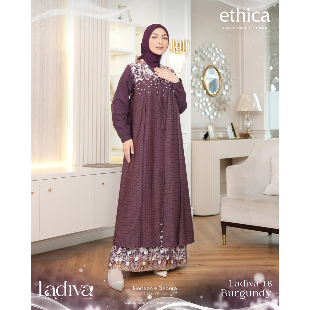 GAMIS WANITA ETHICA LADIVA 16 / GAMIS LEBARAN TERBARU 2026