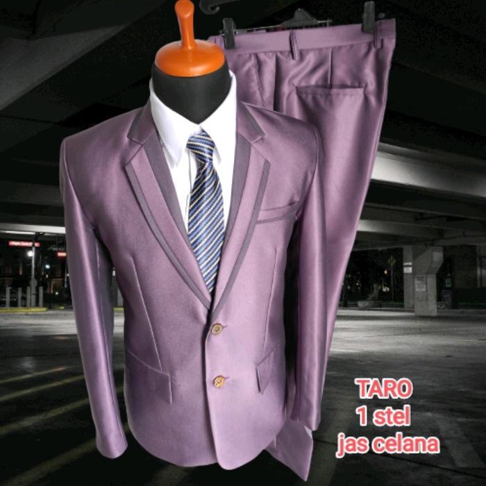 nfe3- 1 Stel Jas Nikah Manten Wedding Bahan Semi Woll Jas Taro, Jas Hitam, Jas Gold, Lilac,