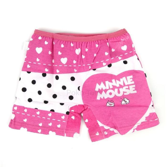 blos- Jessie & Mike Celana Dalam Motif Minnie Semi Long Boxer Anak Perempuan