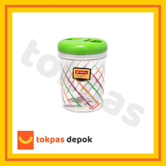 nzz1- Toples Plastik Pencet Keep One Touch Pot 502 L Lion Star Pt 23 Anak Toples Kue 1 Set