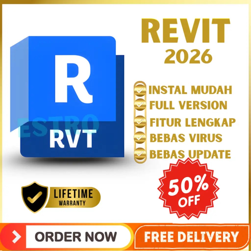 Revit 2026 Full Version Original Aktif Lifetime + Panduan Instalasi ( WIN )