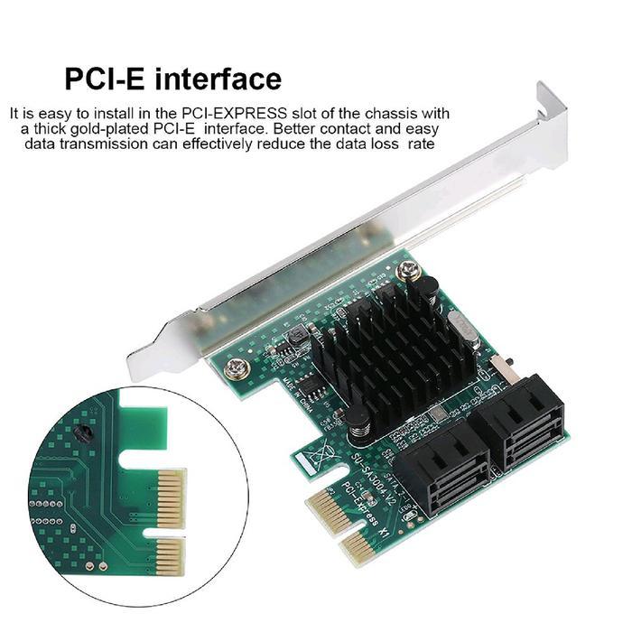 Pcie Pci Express Sata Iii 4 Port