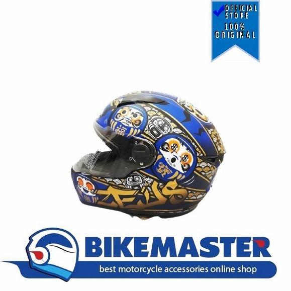 Helm Zeus ZS-811 Black/AL35 Blue Fullface