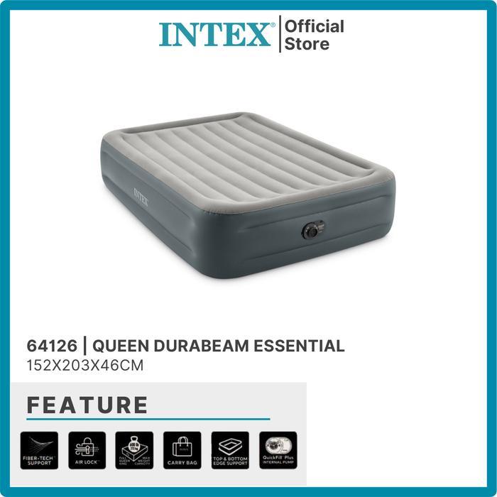 Intex Kasur Angin Queen Essential Airbed Furniture Dapat Kasur Angin Intex 64126