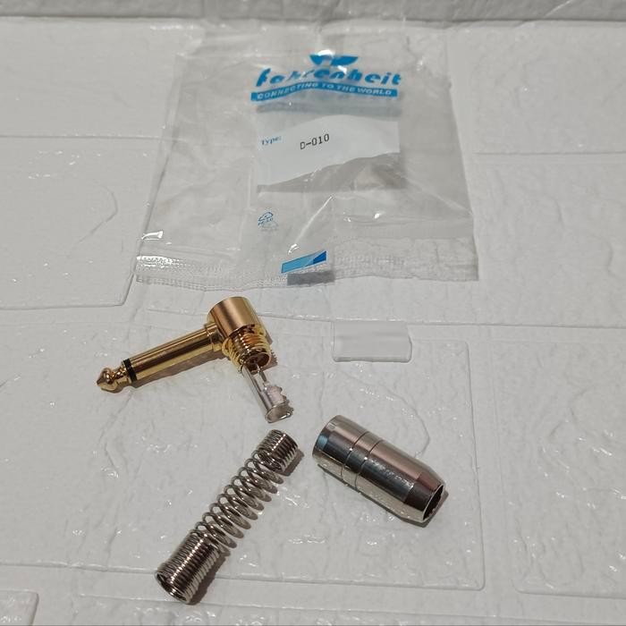 Jek Gitar Jack Akay Mono L/Jek Akai Mono Model L Plug Fahrenheit Ori #Gratisongkir