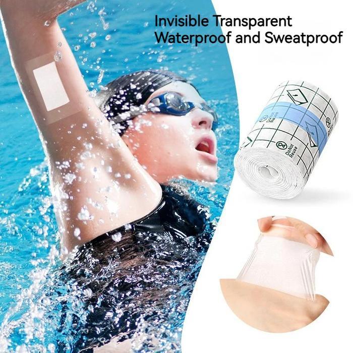 Sedia Perban Anti Air Film Perbaikan Pasca Operasi Transparent Film Dressing Roll Anti Luka Plester