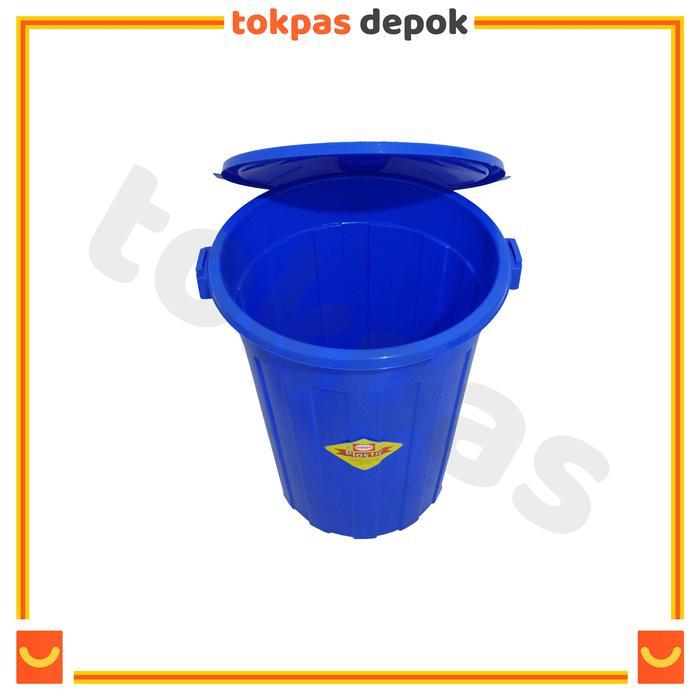 Shiny- Ember Plastik 120 Liter Tong Jumbo Besar Tutup Shinpo 120 T Gentong Biru