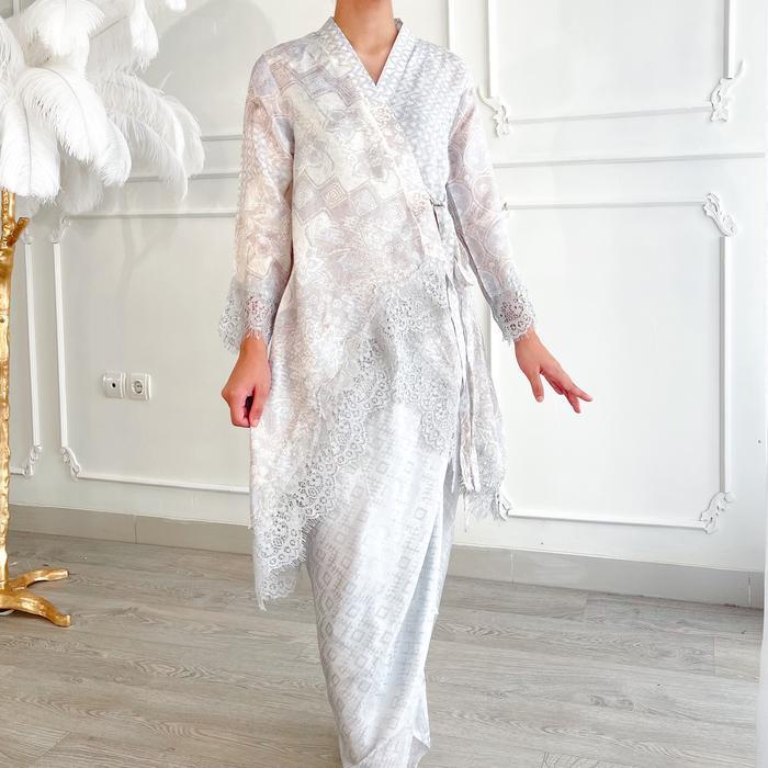 uek4- Arumi Series - Batik Viscose By Kartini'S Label Baju Motif Wanita Kimono Lilit