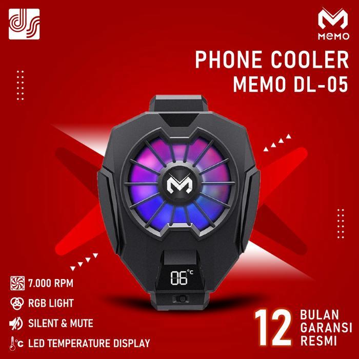 SALE MEMO DL05 DL-05 Mobile Cooling Fan Cooler Radiator Kipas Pendingin HP