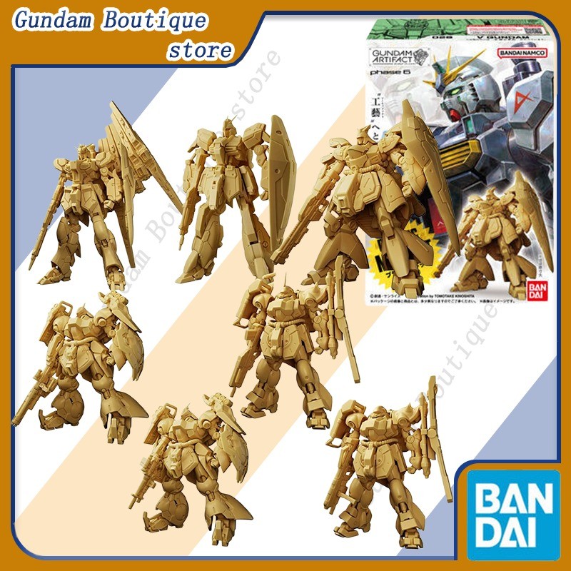 Bandai Genuine Shokugan GUNDAM ARTIFACT 06 Plastic Mini Set V Re-GZ Custom SAZABI Anime Action