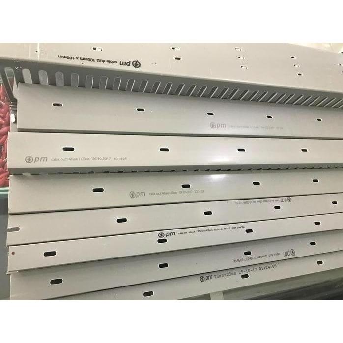 Kabel Duct 100X100 / Wiring Duct / Ducting 100X100 Lubang Abu-Pm
