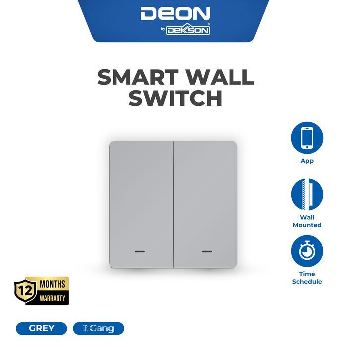 DEON Smart Wall Switch Netral Saklar Dinding Pintar Smart Wall Switch Netral 3 Gang