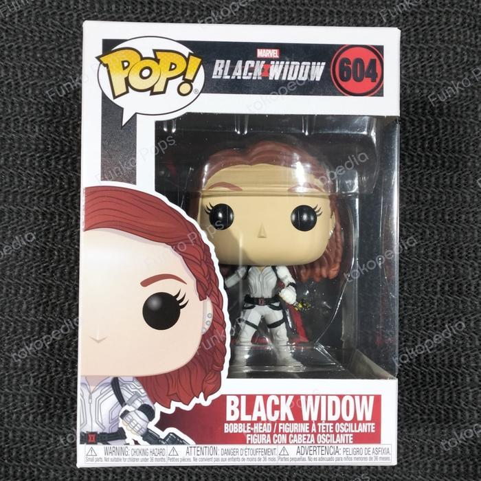 HOT SALE FUNKO POP MARVEL BLACK WIDOW : BLACK WIDOW IN WHITE SUIT (SNOW SUIT) TERMURAH