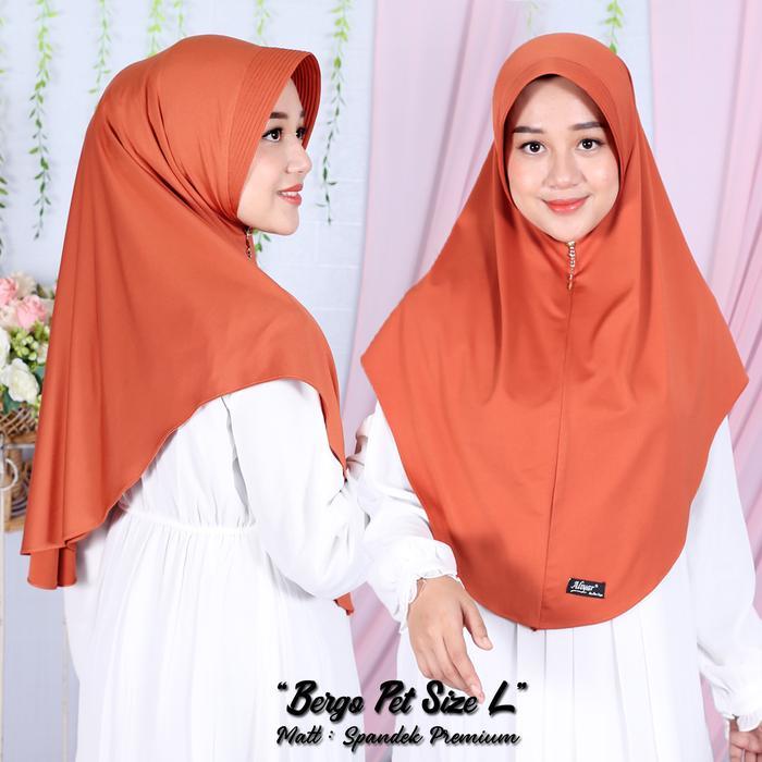 BERGO AWLIYA PED SIZE L ORIGINAL ALIYAR BY AWLIYA HIJAB INSTAN SPANDEK PREMIUM