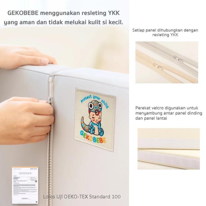 Gekobebe Adjustable Bumper Bed Single Size