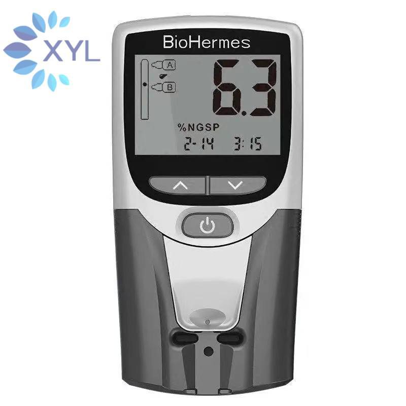 Biohermes Rapit Test Pocket Portable Handle Hba1c Analyzer/Blood Group Testing Equipment Glucose