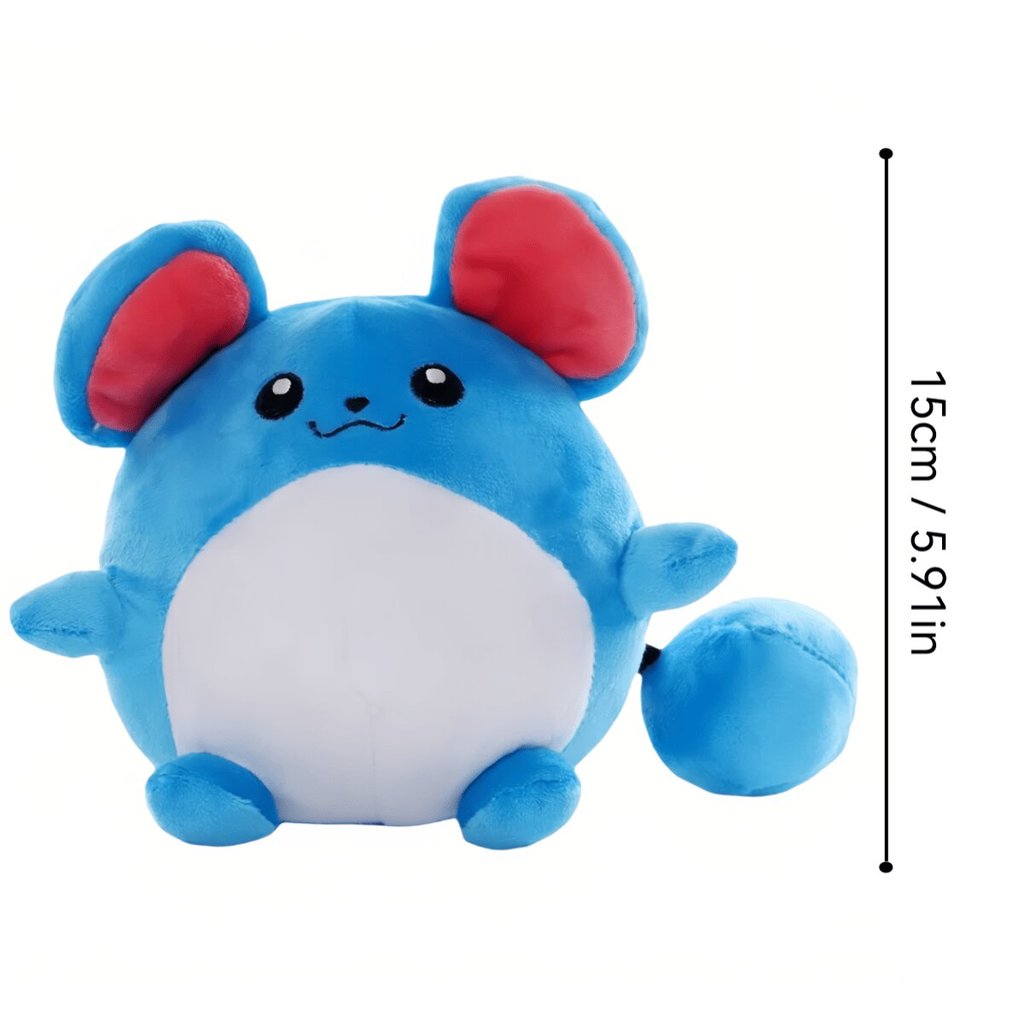 Pokemon Plush Toys Marill Azumarill Sandshrew Azurill Poliwhirl Poliwag Larvitar Tyranitar Banette