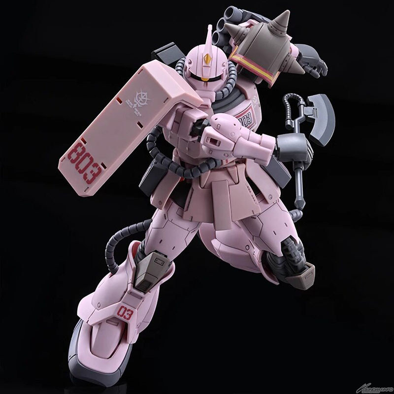 Bandai Original Gundam HG 1/144 MSD MS-06D Zaku Desert Type Pink Panther Forces Premium PB Limited