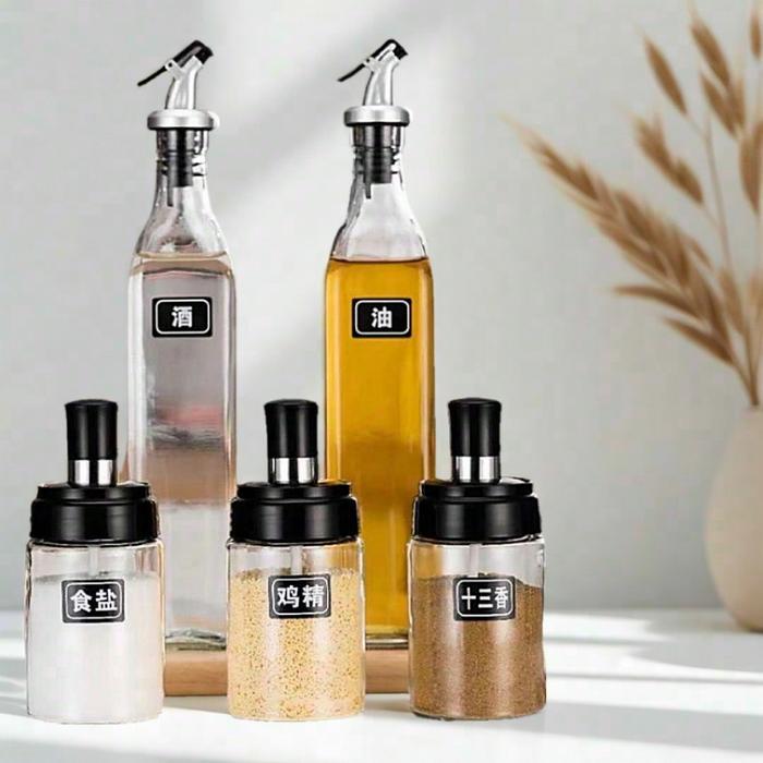 Set Botol Minyak dan Tempat Bumbu Dapur Kitchenware