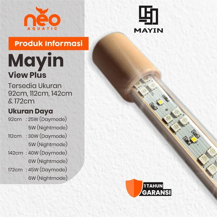 MAYIN Led View Plus Lampu Penerangan Aquarium Dual Mode