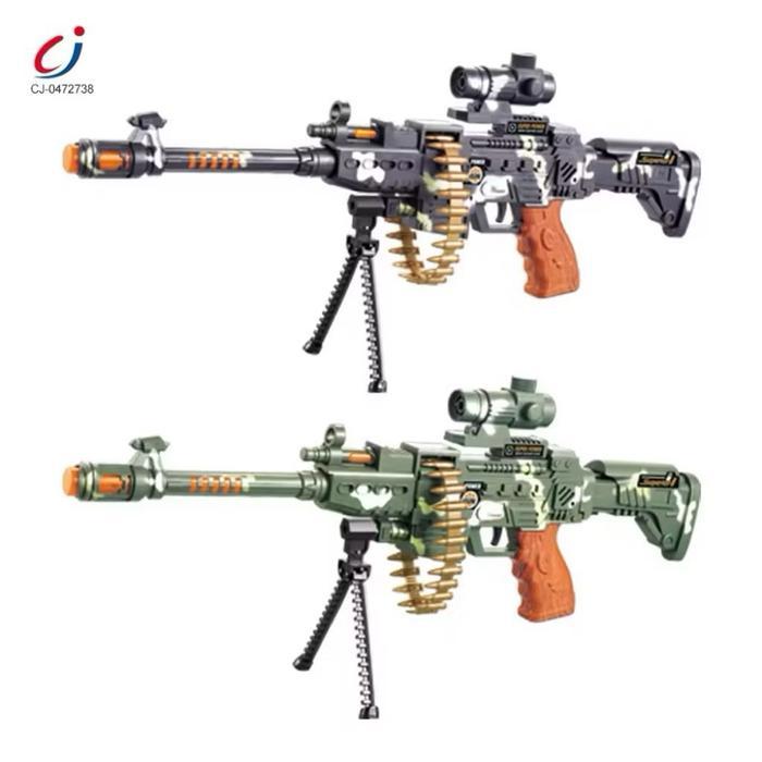 mainan Anak pistol music & Laser Getar Mainan Senjata Mainan